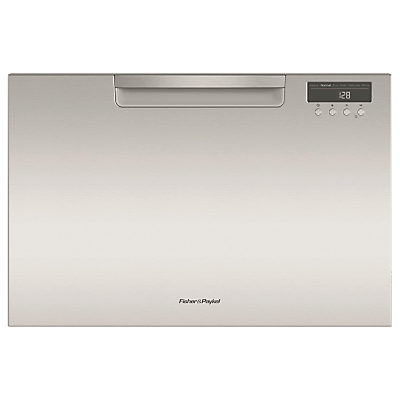 Fisher & Paykel DD60SAHX9 Single DishDrawer Integrated Dishwasher, Stainless Steel